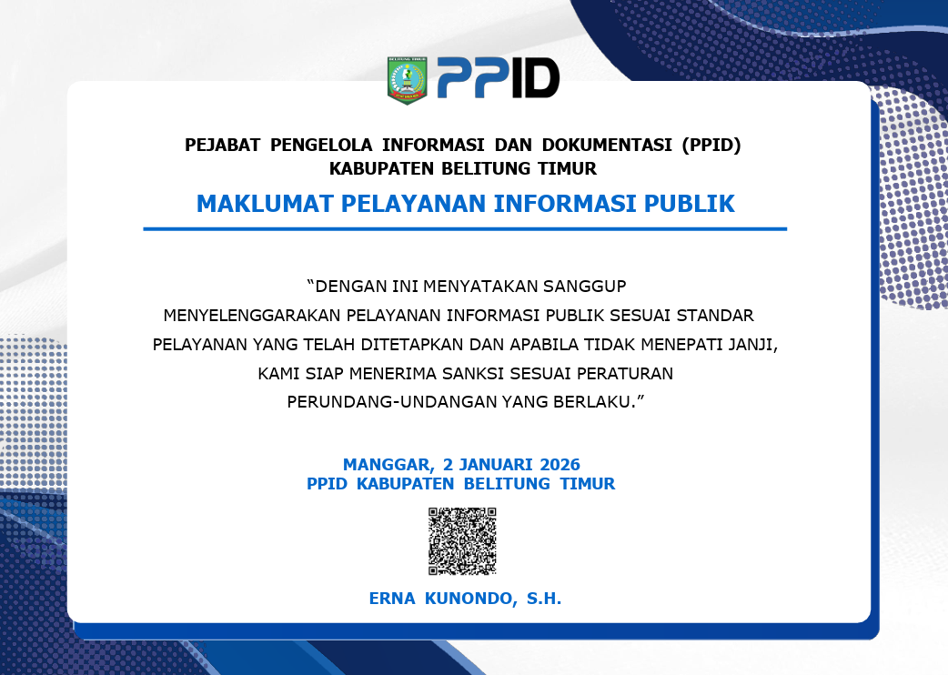 Maklumat Pelayanan Informasi Publik